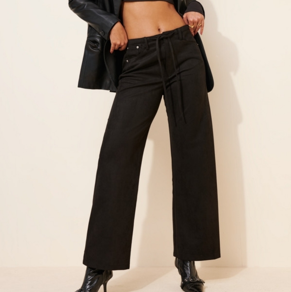 NWT Lioness Dusty Vegan Suede Jeans